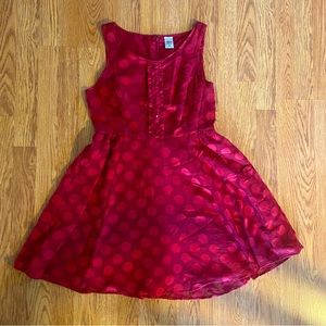 Disney Collection by Lauren Conrad Red Polka Dot Dress